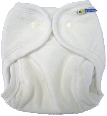 Mother Ease One Size Unbleached Fitted Diaper